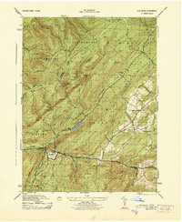 Download a high-resolution, GPS-compatible USGS topo map for Flat Ridge, PA (1944 edition)