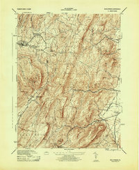 Download a high-resolution, GPS-compatible USGS topo map for Iron Springs, PA (1944 edition)