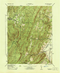 Download a high-resolution, GPS-compatible USGS topo map for Iron Springs, PA (1944 edition)