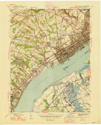 Download a high-resolution, GPS-compatible USGS topo map for Marcus Hook, PA (1948 edition)