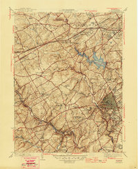 Download a high-resolution, GPS-compatible USGS topo map for Media, PA (1945 edition)