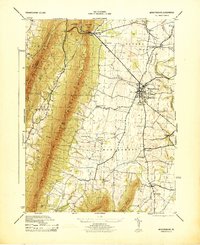 Download a high-resolution, GPS-compatible USGS topo map for Mercersburg, PA (1944 edition)