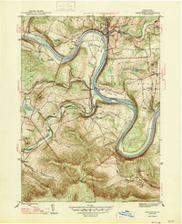 Download a high-resolution, GPS-compatible USGS topo map for Meshoppen, PA (1947 edition)