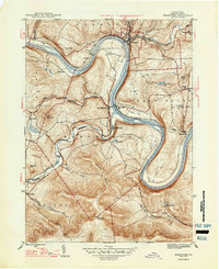 Download a high-resolution, GPS-compatible USGS topo map for Meshoppen, PA (1947 edition)