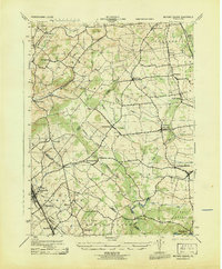 Download a high-resolution, GPS-compatible USGS topo map for Milford Square, PA (1943 edition)