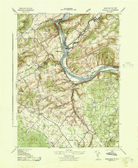 Download a high-resolution, GPS-compatible USGS topo map for Riegelsville, PA (1943 edition)