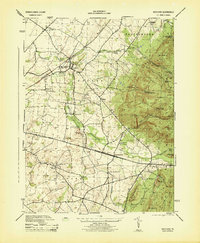 Download a high-resolution, GPS-compatible USGS topo map for Scotland, PA (1944 edition)