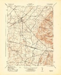Download a high-resolution, GPS-compatible USGS topo map for Scotland, PA (1944 edition)