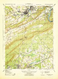 Download a high-resolution, GPS-compatible USGS topo map for Stroudsburg, PA (1944 edition)