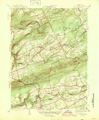 Download a high-resolution, GPS-compatible USGS topo map for Sybertsville, PA (1946 edition)