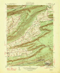 Download a high-resolution, GPS-compatible USGS topo map for Tremont, PA (1947 edition)