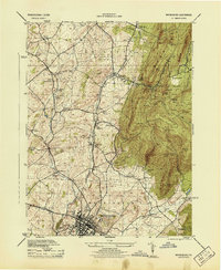Download a high-resolution, GPS-compatible USGS topo map for Waynesboro, PA (1944 edition)