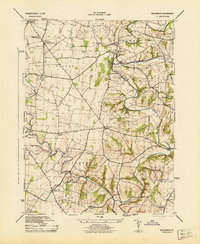 Download a high-resolution, GPS-compatible USGS topo map for Williamson, PA (1944 edition)