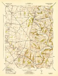 Download a high-resolution, GPS-compatible USGS topo map for Williamson, PA (1944 edition)