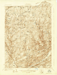 1924 Map of Bushkill
