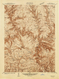 Download a high-resolution, GPS-compatible USGS topo map for Hallton, PA (1940 edition)