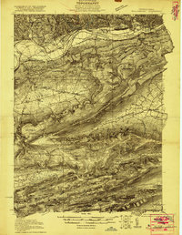1921 Map of Williamsport