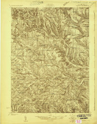 Download a high-resolution, GPS-compatible USGS topo map for Woodhull, PA (1924 edition)