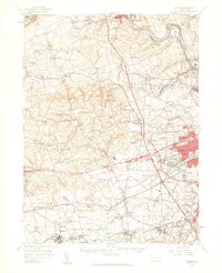 Download a high-resolution, GPS-compatible USGS topo map for Alburtis, PA (1960 edition)