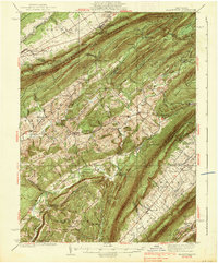 1938 Map of Allensville, PA