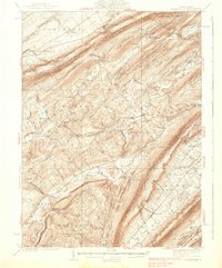 Download a high-resolution, GPS-compatible USGS topo map for Allensville, PA (1938 edition)
