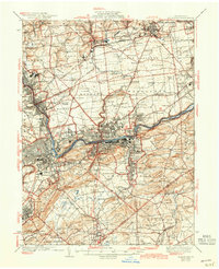 Download a high-resolution, GPS-compatible USGS topo map for Allentown, PA (1943 edition)