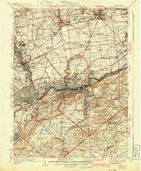 Download a high-resolution, GPS-compatible USGS topo map for Allentown, PA (1943 edition)