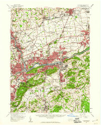 Download a high-resolution, GPS-compatible USGS topo map for Allentown, PA (1960 edition)