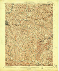 1904 Map of Amity, 1925 Print