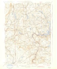 preview thumbnail of historical topo map of Wayne County, PA in 1932