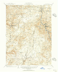 1902 Map of Cambria County, PA, 1956 Print
