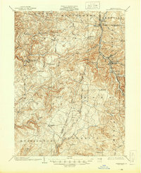 preview thumbnail of historical topo map of Indiana County, PA in 1904