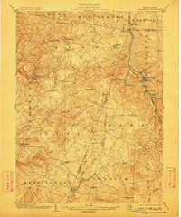1904 Map of Cambria County, PA, 1911 Print