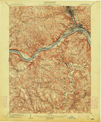 1904 Map of Beaver, 1914 Print