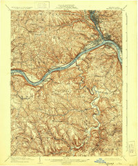 preview thumbnail of historical topo map of Beaver, PA in 1904