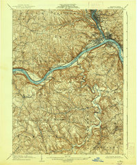 1904 Map of Beaver, 1938 Print