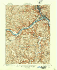 1904 Map of Beaver, 1944 Print