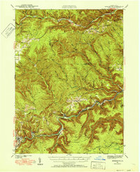 Download a high-resolution, GPS-compatible USGS topo map for Benezette, PA (1952 edition)