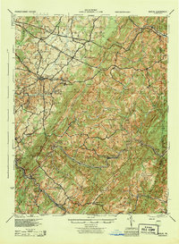 Download a high-resolution, GPS-compatible USGS topo map for Berlin, PA (1944 edition)