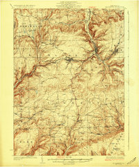 Download a high-resolution, GPS-compatible USGS topo map for Blossburg, PA (1927 edition)