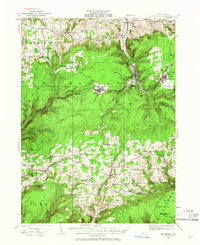 Download a high-resolution, GPS-compatible USGS topo map for Blossburg, PA (1966 edition)