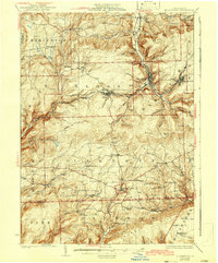 Download a high-resolution, GPS-compatible USGS topo map for Blossburg, PA (1942 edition)
