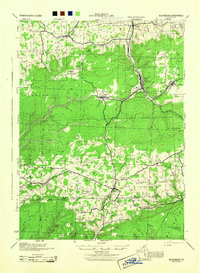 Download a high-resolution, GPS-compatible USGS topo map for Blossburg, PA (1944 edition)