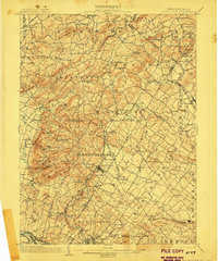 1902 Map of Boyertown, 1906 Print