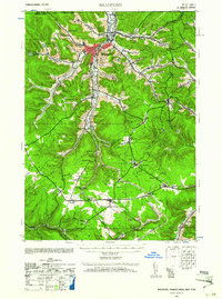 Download a high-resolution, GPS-compatible USGS topo map for Bradford, PA (1961 edition)