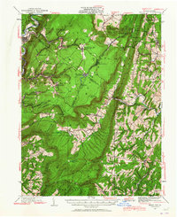 Download a high-resolution, GPS-compatible USGS topo map for Broad Top, PA (1965 edition)
