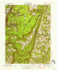 Download a high-resolution, GPS-compatible USGS topo map for Broad Top, PA (1958 edition)
