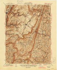 Download a high-resolution, GPS-compatible USGS topo map for Broad Top, PA (1945 edition)