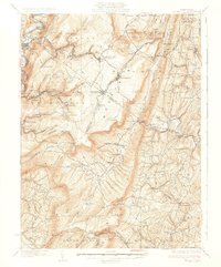 Download a high-resolution, GPS-compatible USGS topo map for Broad Top, PA (1933 edition)