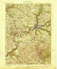 Download a high-resolution, GPS-compatible USGS topo map for Brookville, PA (1926 edition)